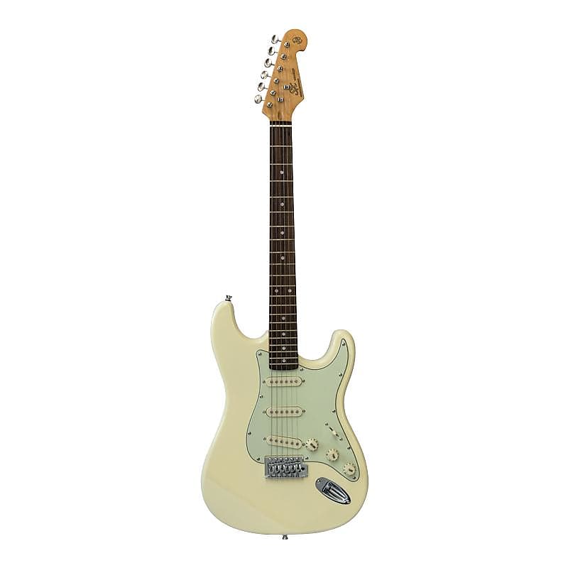 SX Electric Guitar SC - Vintage White / Default Size / Right Hand image 1