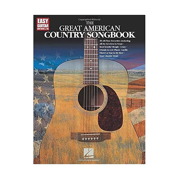 The Great American Country Songbook (Easy Guitar with Reverb UK