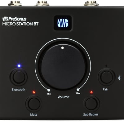 PreSonus MicroStation BT 2.1 Bluetooth Studio Monitor Controller