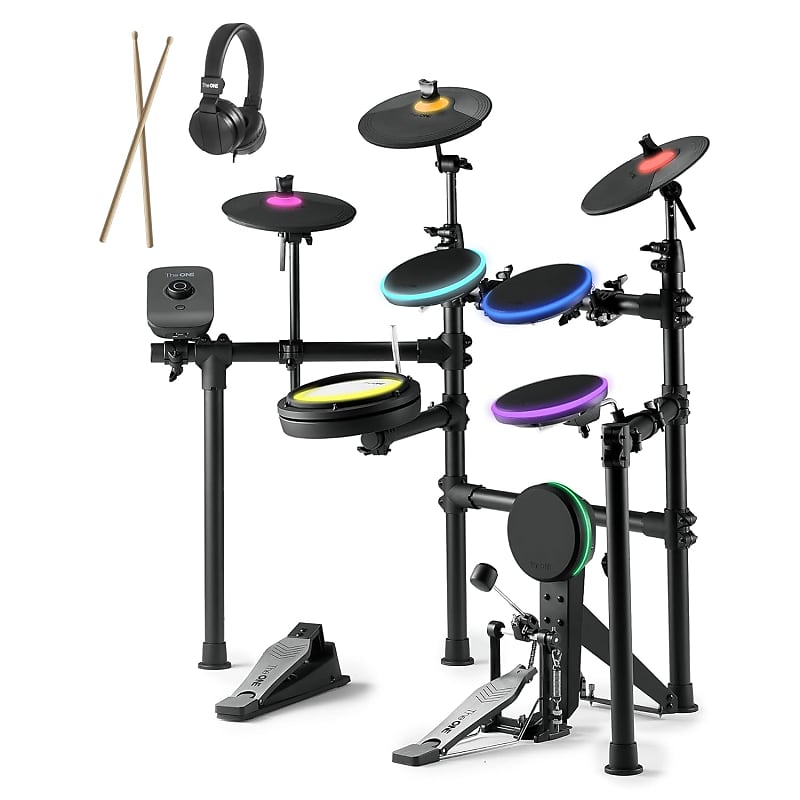 Polaris Drums- Electric Drum Set With Usb Midi And Bluetooth Audio & Midi  Connectivity, Electronic Drum Set With Mesh Drum Pads, 600+ Songs & 96 Free  Lessons In The App