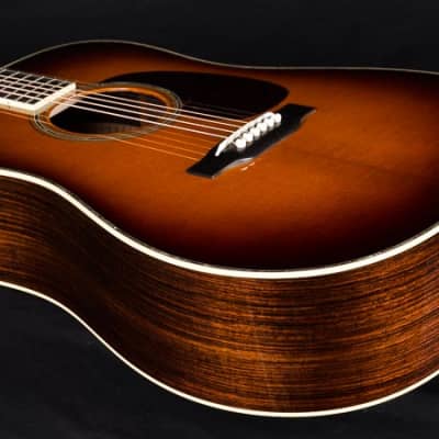 Collings D-42A T Sunburst Torrefied Adirondack Spruce and Indian Rosewood Traditional Custom NEW image 17