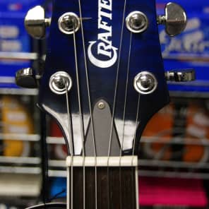 Crafter SAT-QMMS semi electro acoustic guitar - Quilted maple marine sunburst finish - Made in Korea image 7