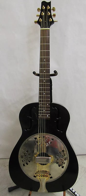 *Price Cut*SALE*Galveston Metal Body Resonator Black & Gold used *Play now & Pay Later Offer!* image 1
