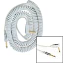VOX VCC Vintage Coiled Cable (29.5', White) with Mesh Carry Bag