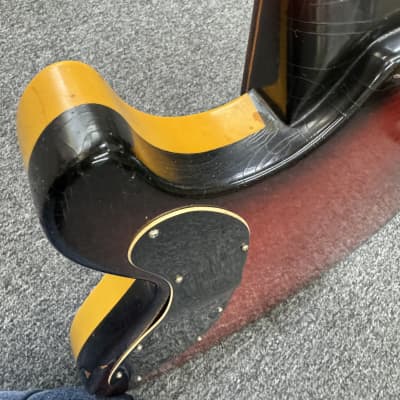Mosrite Brass Rail 70s Red Burst image 14