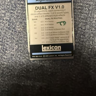 Lexicon PCM80 Digital Effects Processor incl. DUAL FRX V1.0 image 4