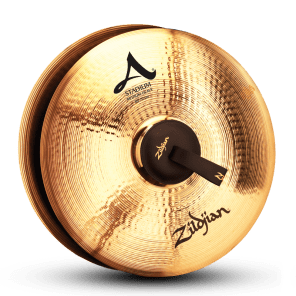 Zildjian A0497 20" Stadium Series Medium Heavy Pair Orchestral Cymbals with Medium Profile image 2