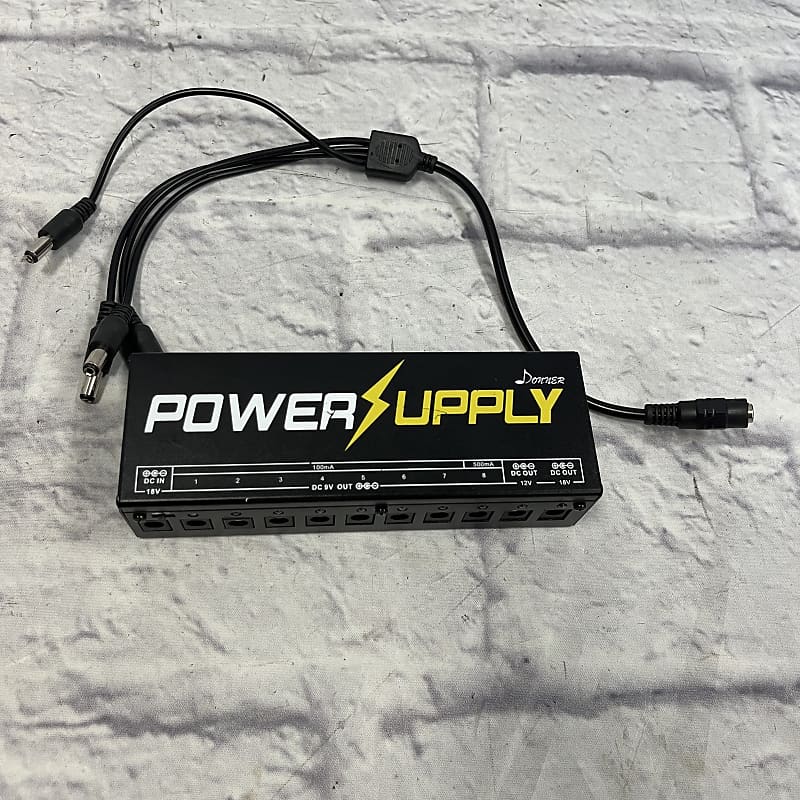 Donner Pedal Power Supply 9 12 18 Volts Reverb