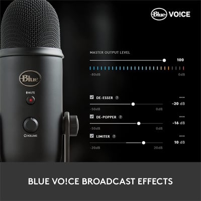 Blue Microphones Yeti Multi-pattern USB Condenser Microphone  - Silver image 5