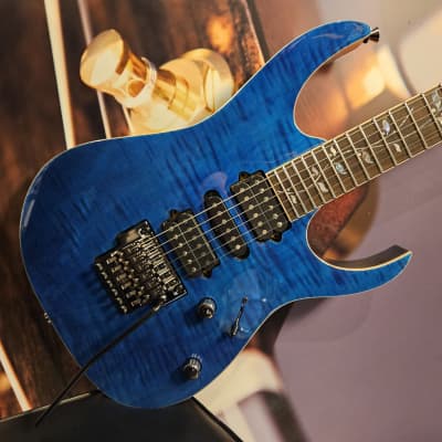 Ibanez RG8570-RBS j.custom 6-String Guitar, Royal Blue Sapphire Incl. Hardcase image 1