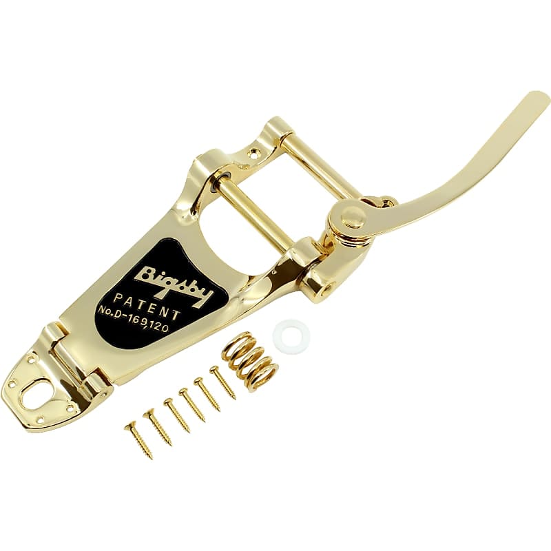 Vibrato - Bigsby, B7, for arch-top electric guitars, Color: Gold image 1