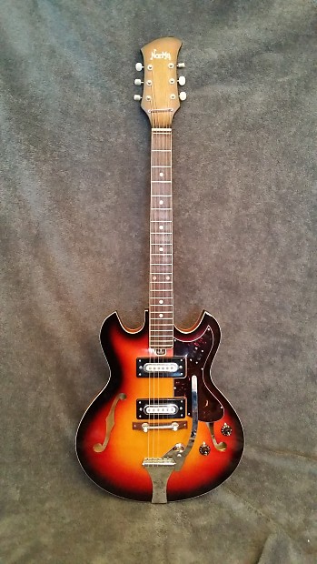 Norma EG671 2HT 1960 s Semi Hollow electric guitar Final Price Drop