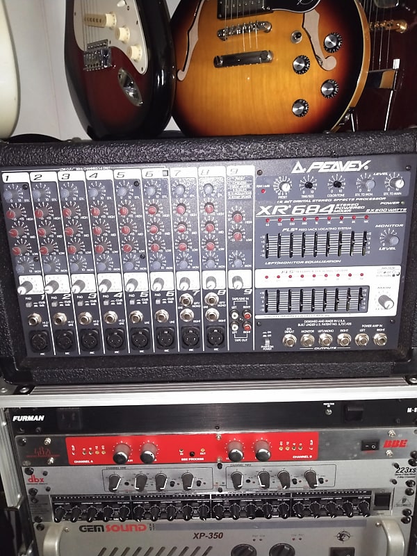 Peavey Xr684 Late 90s Early 2000s Charcoal Grey Reverb 2633