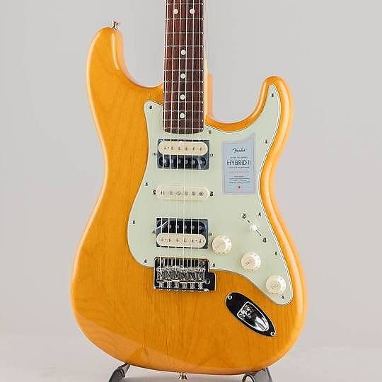 ギター fenderHybrid II Stratocaster HSH Natural Fender Japan Hybrid II Stratocaster HSH Electric Guitar, RW