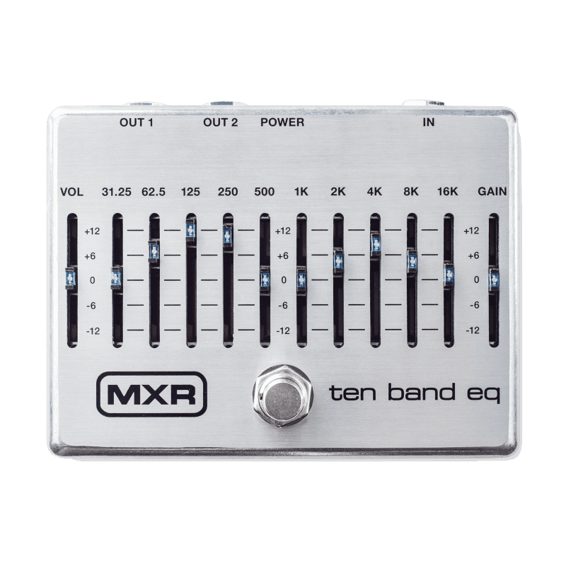 MXR M108S Ten Band EQ - 10 Band Graphic EQ Guitar Pedal with