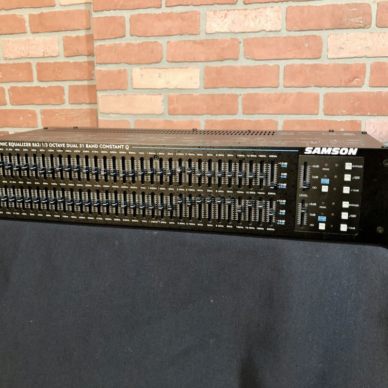 Samson E62 1/3 Octave Dual 31 Band Graphic Equalizer EQ | Reverb