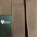 Levy's x Shuffield Music Brown Woven Poly 2" Guitar Strap w/ Leather Ends