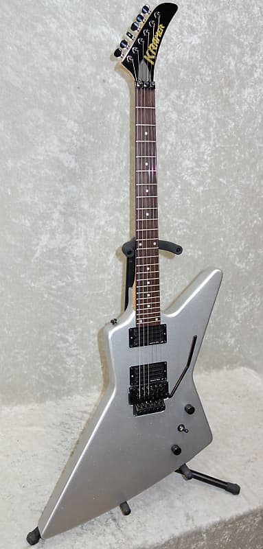 Kramer Imperial FR-404S electric guitar in metallic silver
