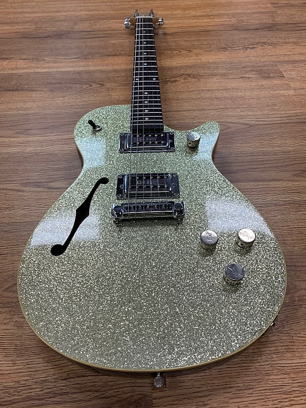 ***Gretsch Electromatic Silver Sparkle Jet Semi Hollow Guitar (Used)