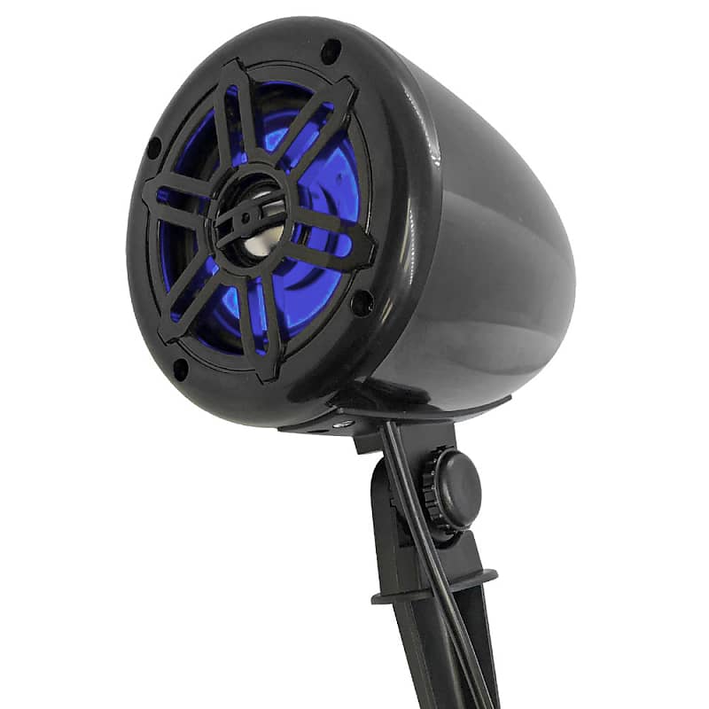 Seismic Audio - SA-SBL-LED - 4 Inch 2-Way Outdoor Speaker with LED Lights 150 Watts image 1