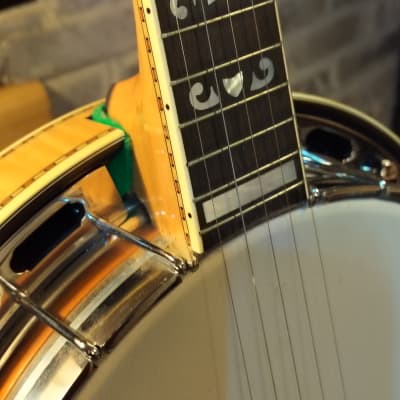 Conrad 5-string banjo Mid 70s - Blond Maple image 10