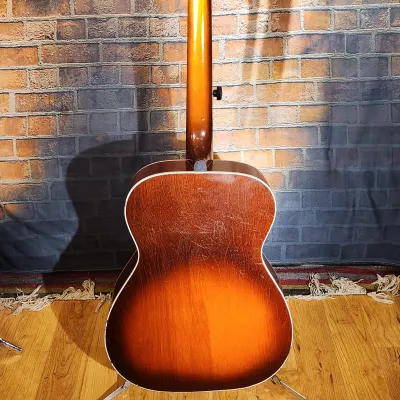 Vintage Barclay Acoustic Guitar 1969 Sunburst image 2