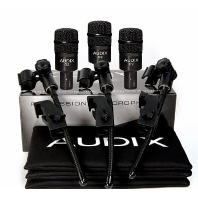 Audix - 3 Pack of D2 Trio Dynamic Instrument Mics! D2TRIO *Make An Offer!*
