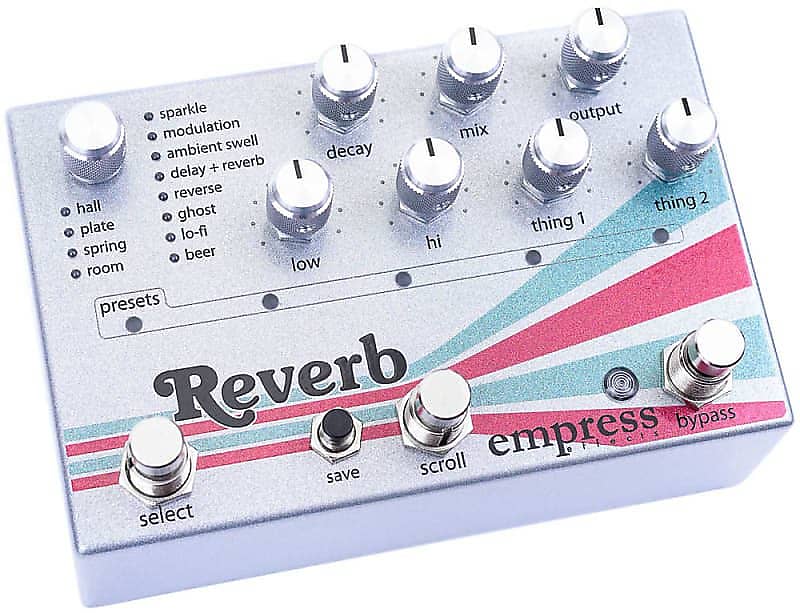 Empress Effects Reverb Effect Pedal