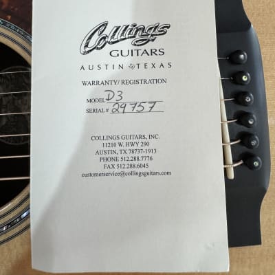 Collings  D3 with Collings Traditional Vintage Case image 5