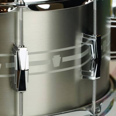 Ludwig LSTSLS0714 Heirloom Stainless Steel 7x14” Snare with 