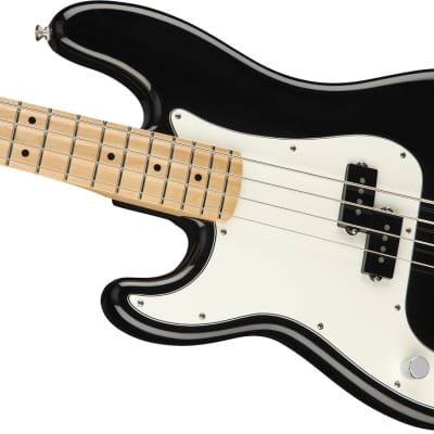 Fender Player Precision Left-Handed Bass. Maple FB, Black image 11