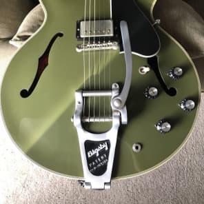 Gibson ES-355 1 of 100 VOS Olive Drab Memphis Custom Shop Historic Reissue Limited Edition 2015 335 image 2