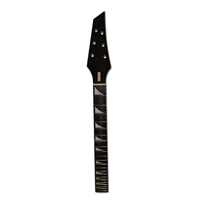 GUITAR NECK - IBANEZ Wizard II - RG370DX - Black - White Binding
