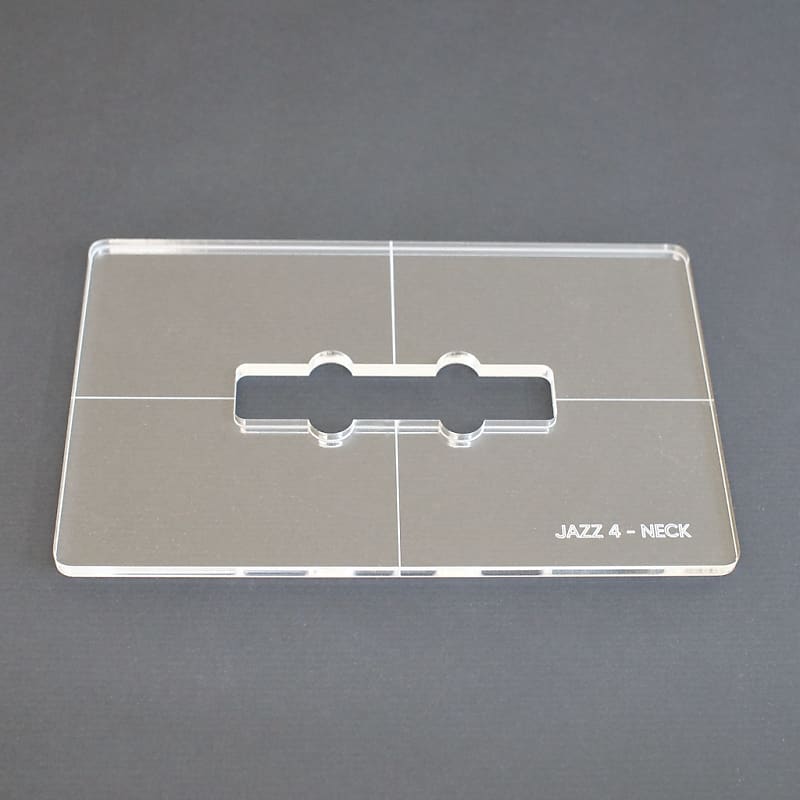 Pickup Routing Template Jazz Bass Neck (4 String) Reverb