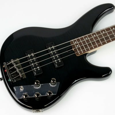 Yamaha TRBX604FM 4-String Electric Bass Guitar- Translucent Black image 6