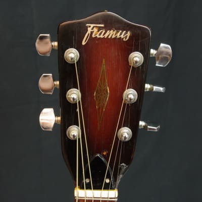 Framus 5/96 Texan Dreadnought acoustic guitar w/ case - used image 9