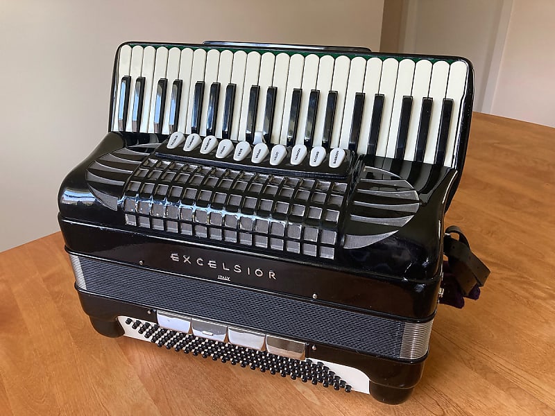 Excelsior A2 Accordion Professional Series 1960's Nice Reverb