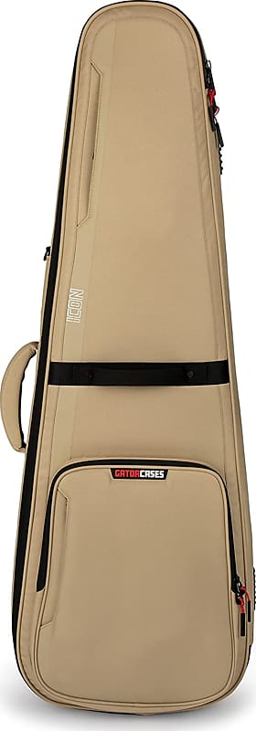 Gator G-ICONELECTRIC Premium Weather Resistant TSA Electric Guitar Bag, Khaki image 1