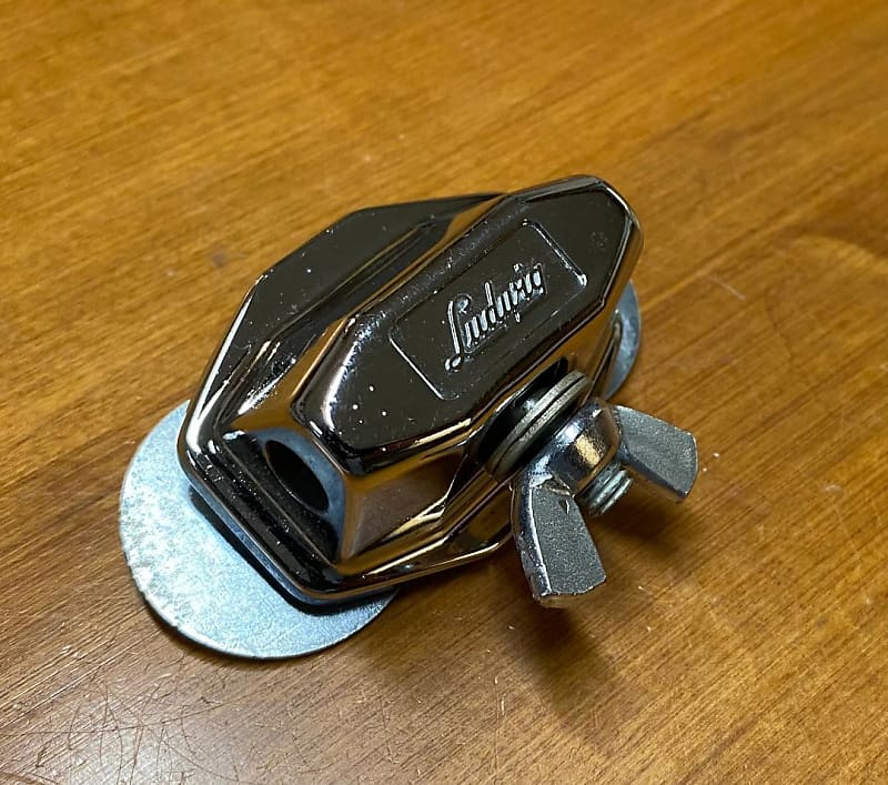 Ludwig Floor Tom Leg Mount 1970s Chrome Reverb