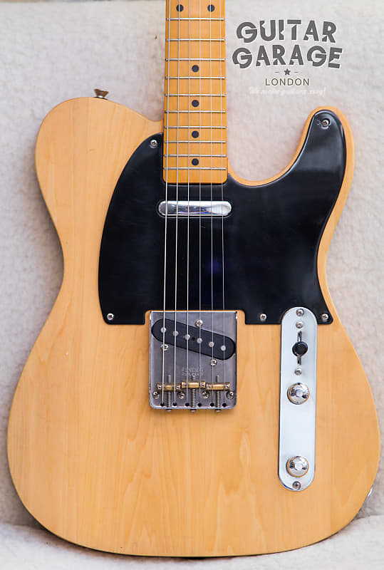 Fender '52 Reissue Telecaster MIJ Rustic Alder 1993 Natural Rustic image 1