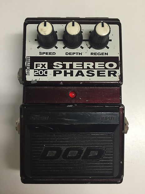 DOD FX20C STEREO PHASER フェイザー DOD Stereo Phaser FX-20c Red | Reverb