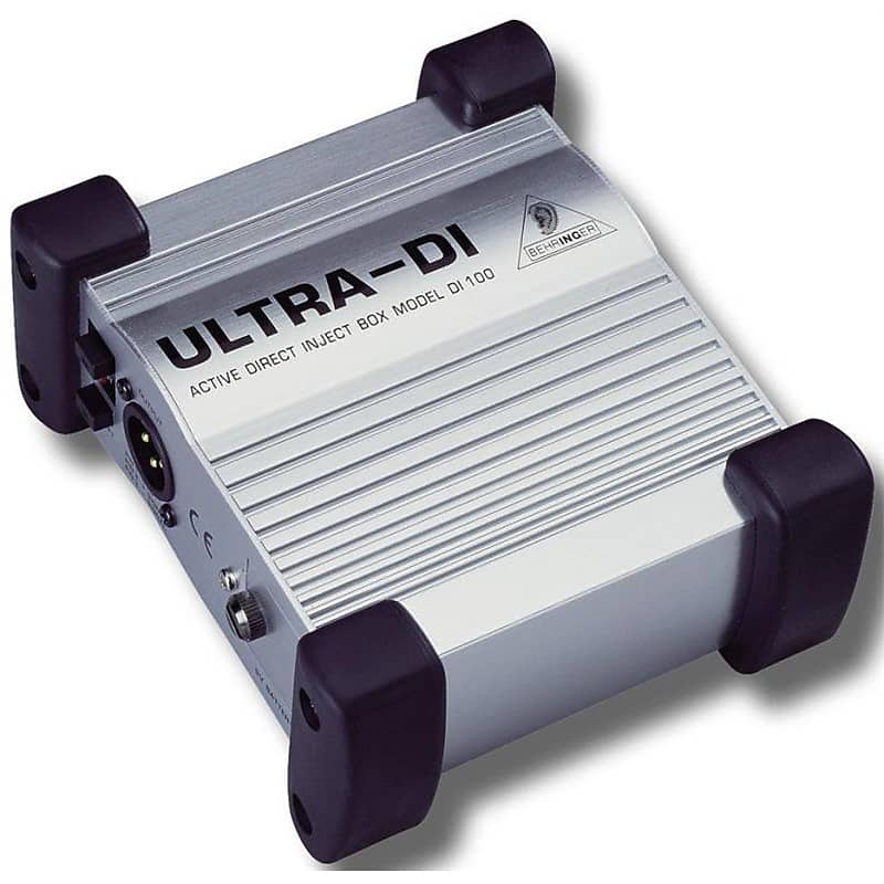 Behringer DI100 UltraDI Active DI Box Reverb