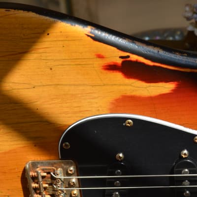 American Fender Stratocaster Sunburst Relic Noiseless Pickups image 15
