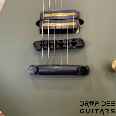 Jackson USA Custom Shop SL1H Soloist Electric Guitar w/ Case-Olive Drab Green image 7