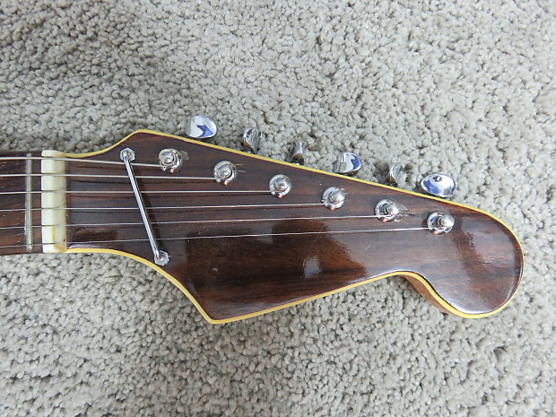 Vintage 1960s Teisco Spectrum ET-440 Electric Guitar 4