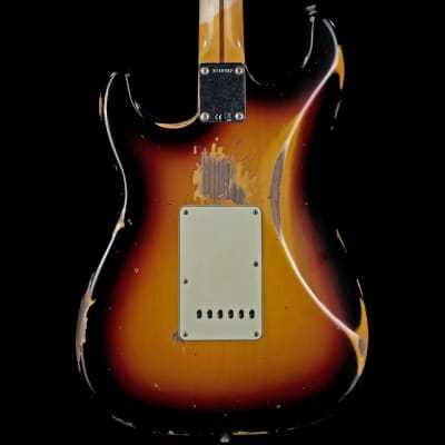Fender Custom Shop Alley Cat Stratocaster 2.0 Heavy Relic HSS Vintage Trem Maple Board 3-Tone Sunbur image 5