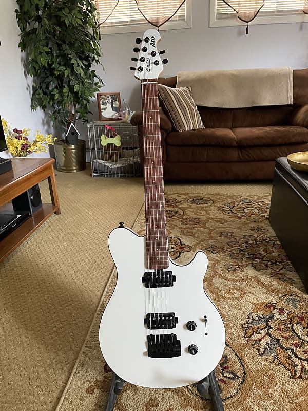 Sterling By Music man AXIS AX3 Electric Guitar White Reverb
