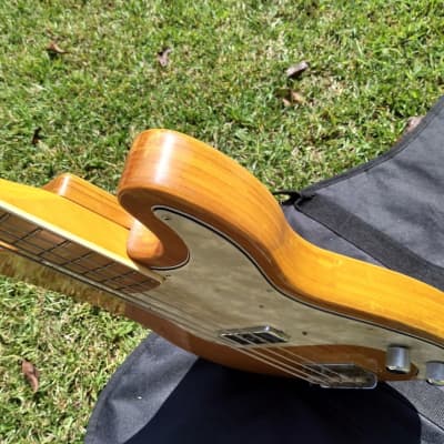 Vintage 1970's Ampeg Little Stud Bass - Natural Finish