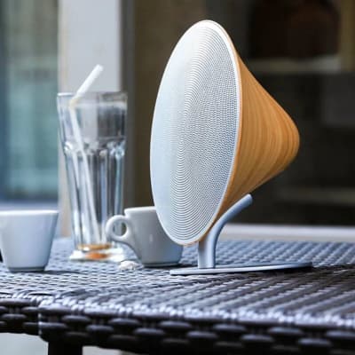 Retro Bluetooth Speaker - Wood color image 7