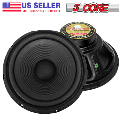 5 Core 12 Inch Subwoofer PAIR Audio Raw Replacement PA DJ Speaker Sub Woofer 120W RMS 1200W PMPO Subwoofers 8 Ohm 1.25" Copper Voice Coil WF 12120 2PCS image 8